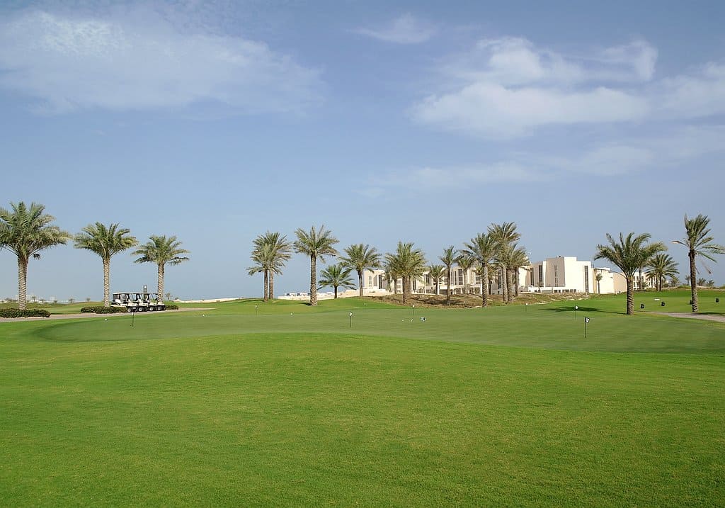 Golfplatz auf Saadiyat Island Abu Dhabi