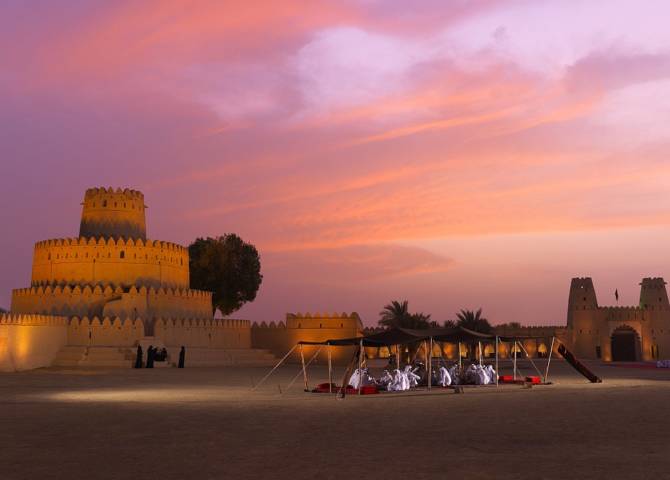 Al Jahili Fort in Al Ain im Emirat Abu Dhabi