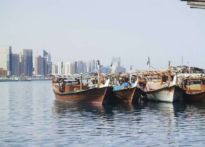 Holzboote Abu Dhabi