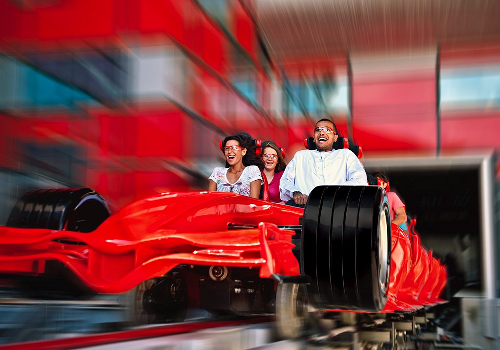 Ferrari World Abu Dhabi Speed Achterbahn