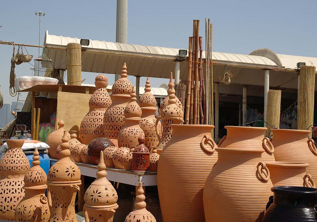 Verkaufsstand Mina Markets Abu Dhabi