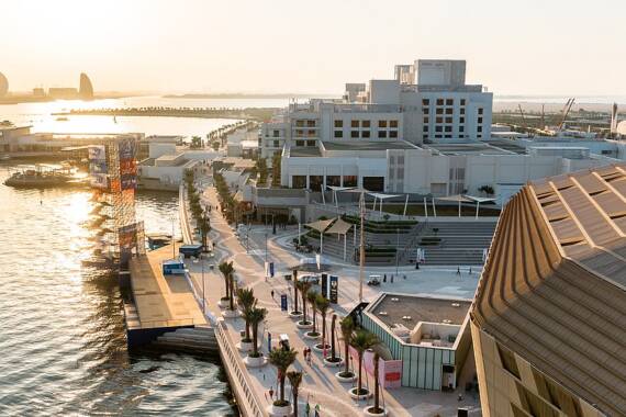 Eine neue Promenade in Abu Dhabi: Yas Bay Waterfront