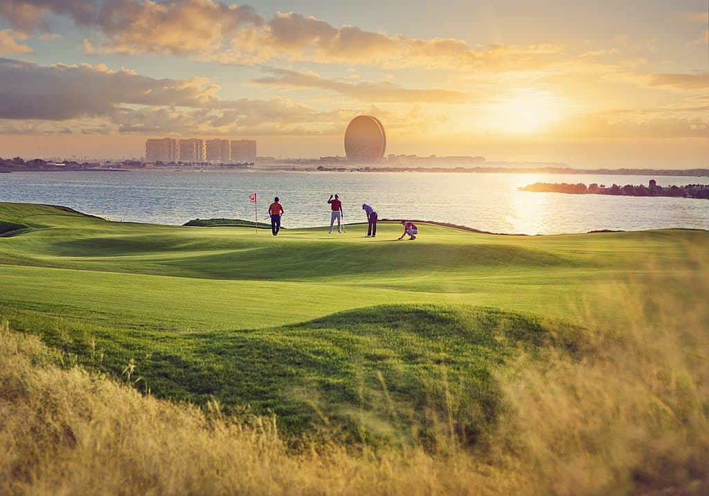 Golfen Yas Island Abu Dhabi