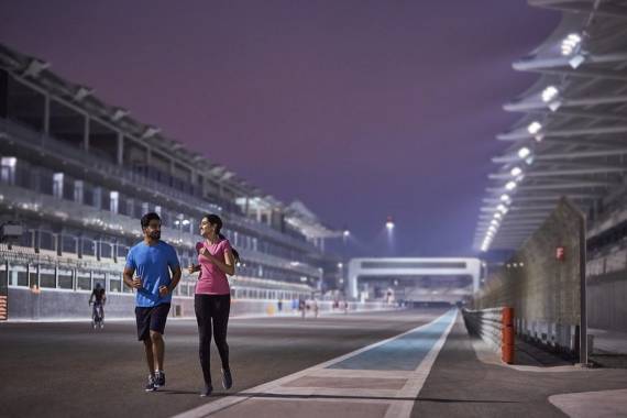 Yas Marina Circuit Joggen